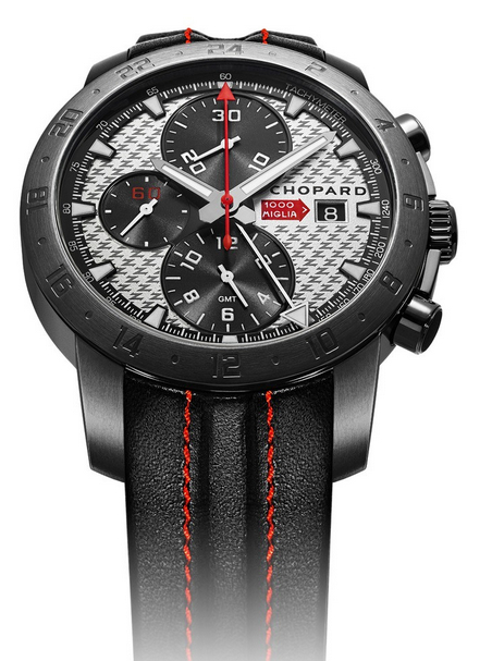 Replica Chopard Mille Miglia Zagato Chronograph Black DLC Steel replica Watch